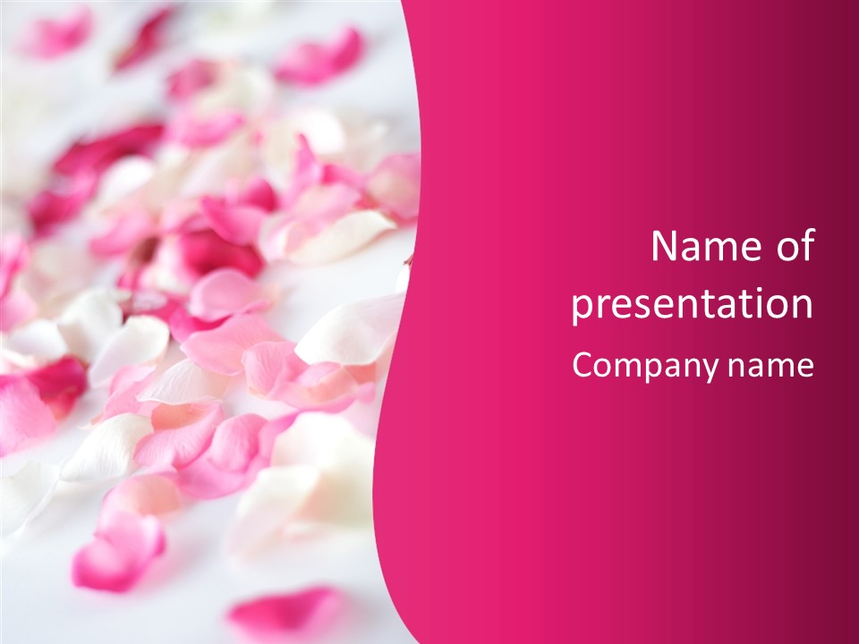 Aroma Romantic Scattered PowerPoint Template