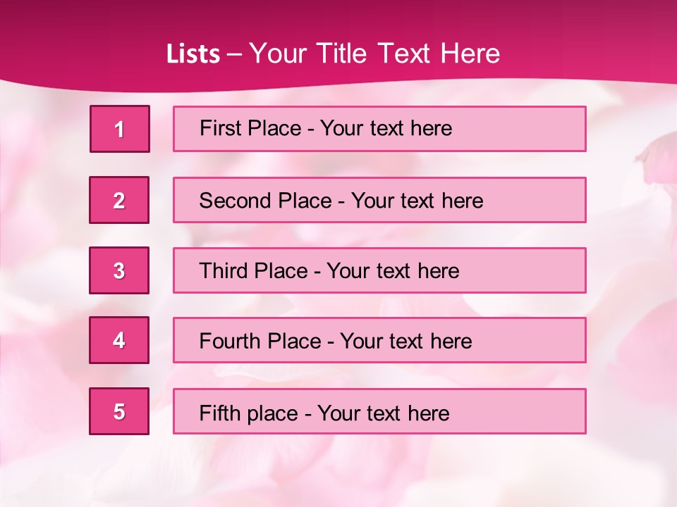 Aroma Romantic Scattered PowerPoint Template