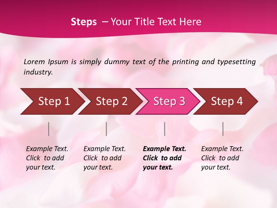 Aroma Romantic Scattered PowerPoint Template