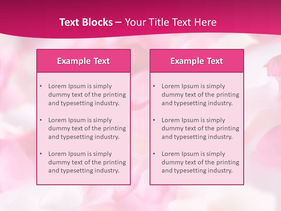 Aroma Romantic Scattered PowerPoint Template
