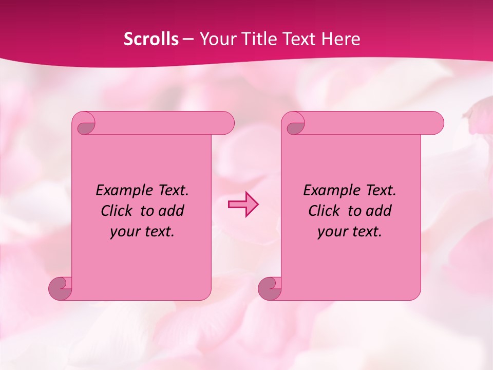 Aroma Romantic Scattered PowerPoint Template