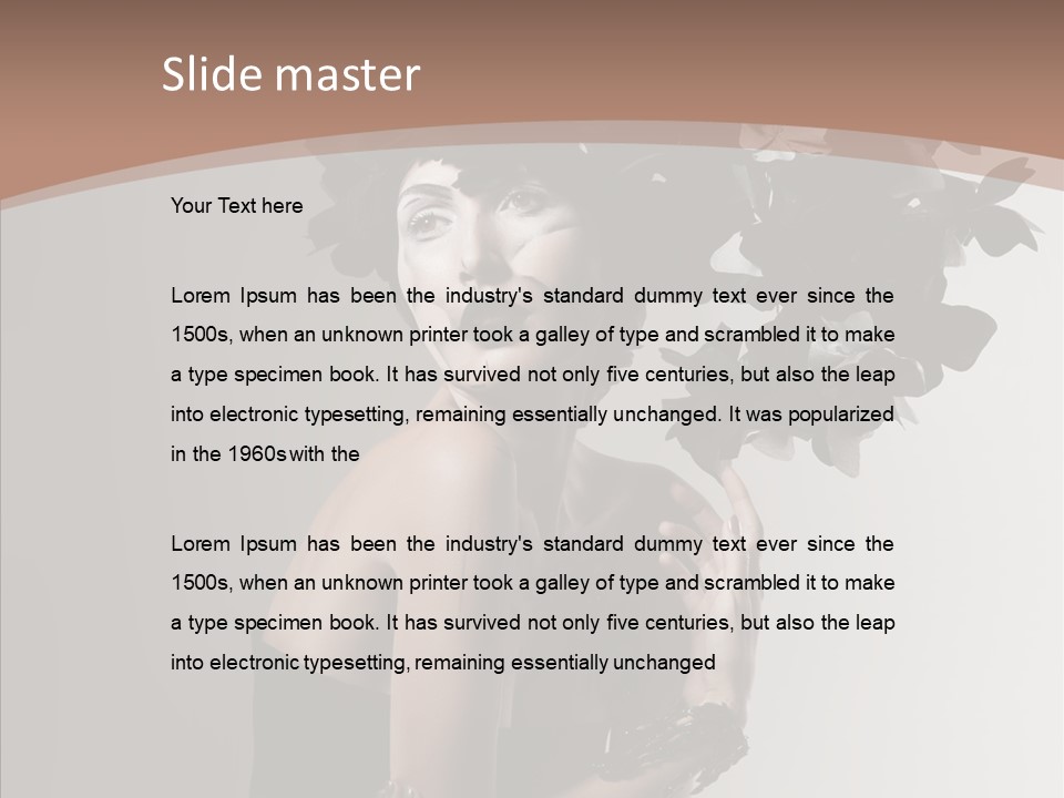 Body White Hat Studio PowerPoint Template