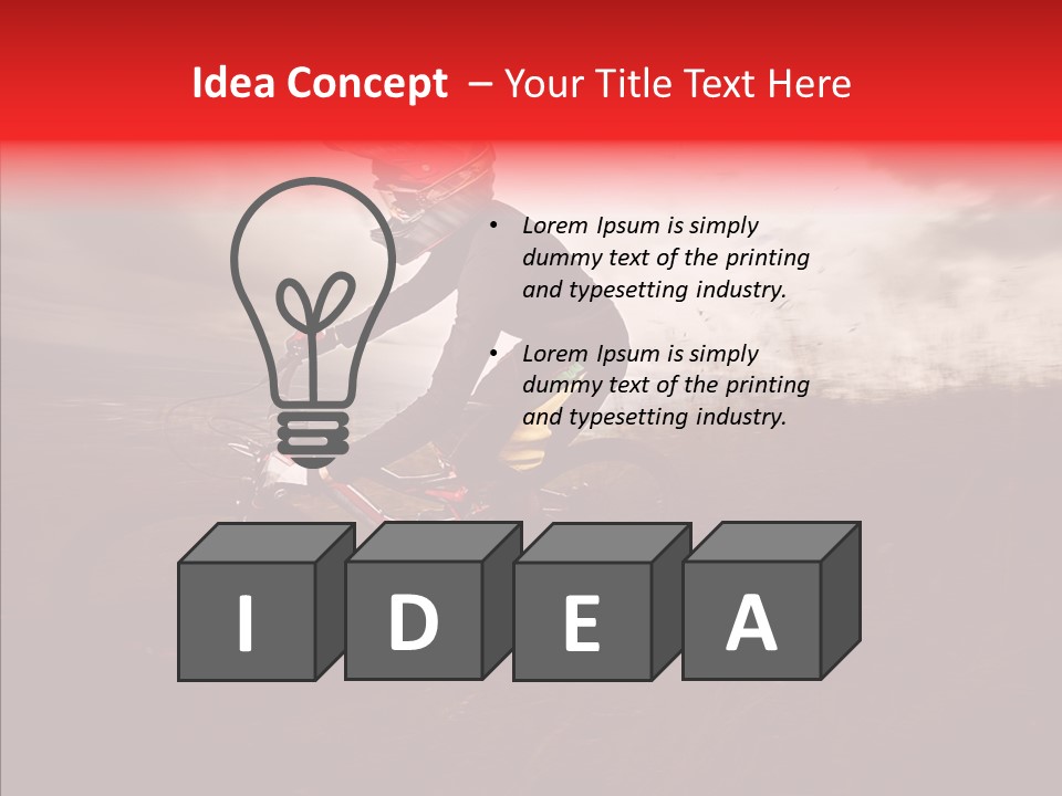 Jump Lifestyle Achievement PowerPoint Template