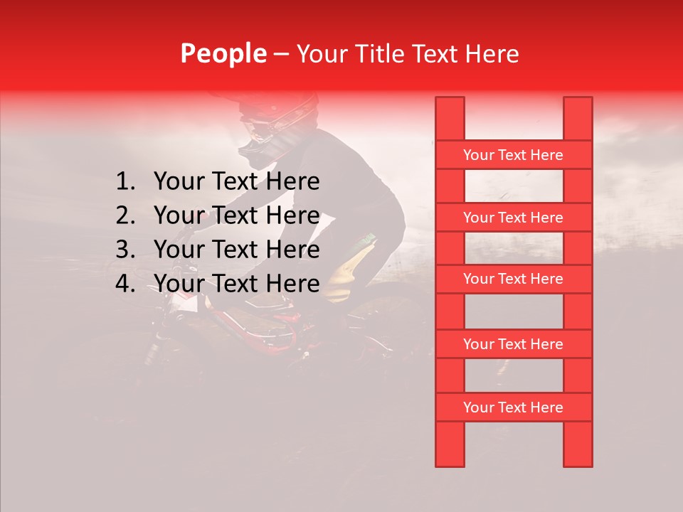 Jump Lifestyle Achievement PowerPoint Template