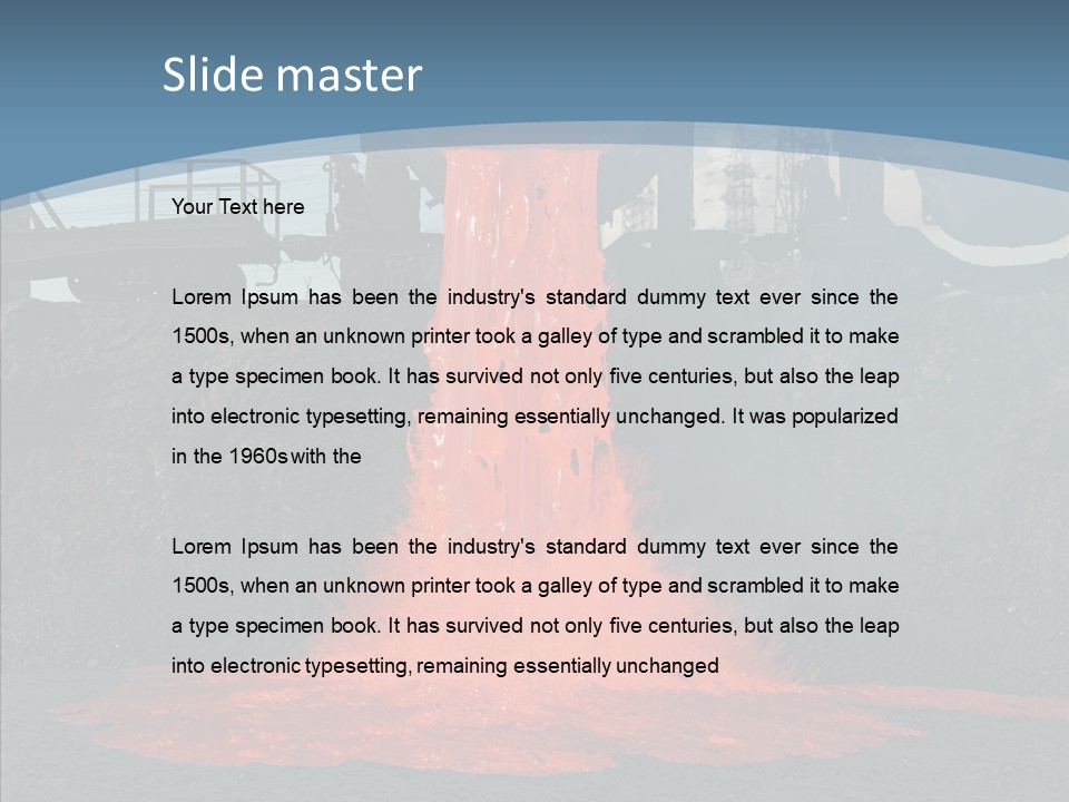 Shine Glow Form PowerPoint Template