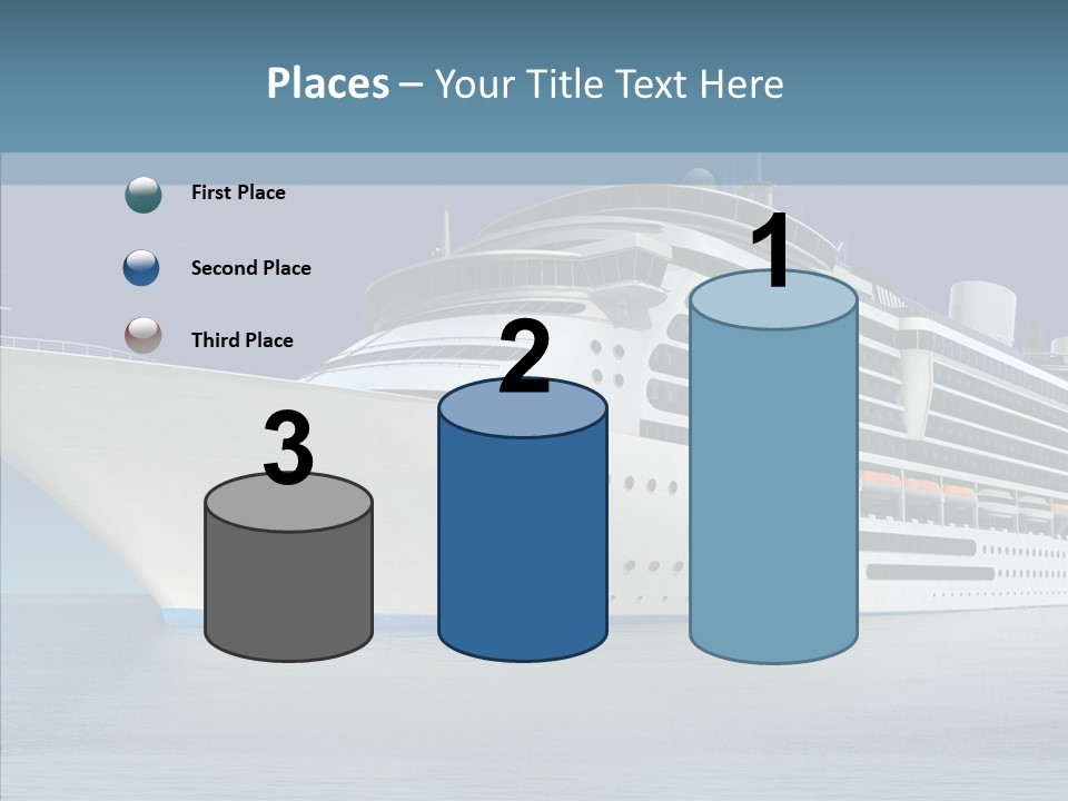 Ocean Cruise Sky PowerPoint Template