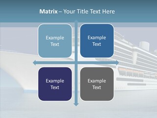 Ocean Cruise Sky PowerPoint Template