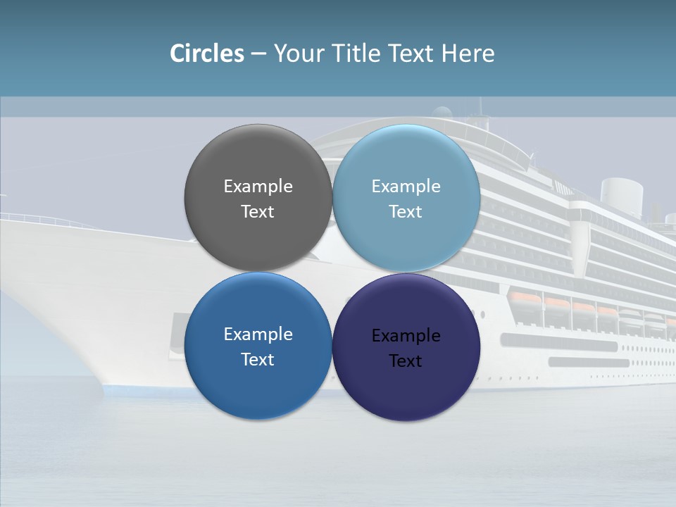 Ocean Cruise Sky PowerPoint Template