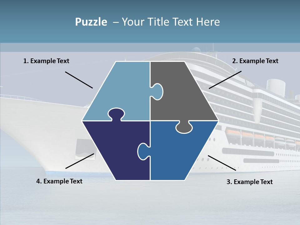 Ocean Cruise Sky PowerPoint Template