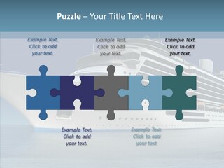 Ocean Cruise Sky PowerPoint Template