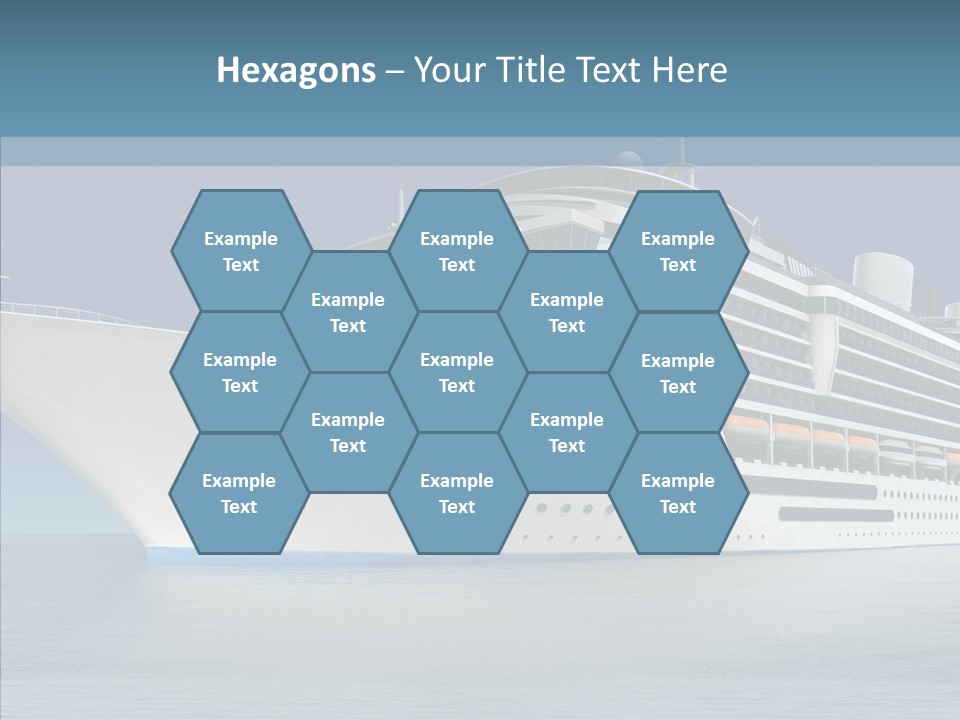 Ocean Cruise Sky PowerPoint Template
