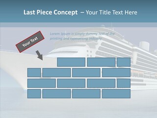 Ocean Cruise Sky PowerPoint Template