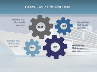 Ocean Cruise Sky PowerPoint Template