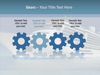 Ocean Cruise Sky PowerPoint Template