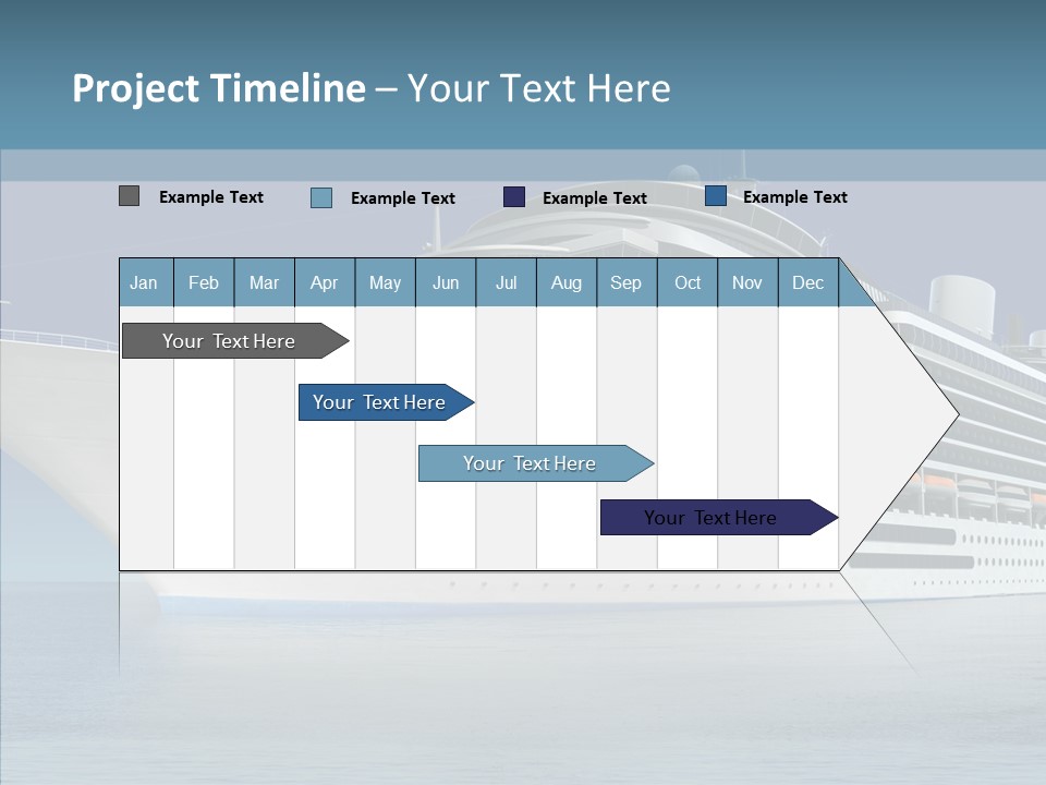 Ocean Cruise Sky PowerPoint Template