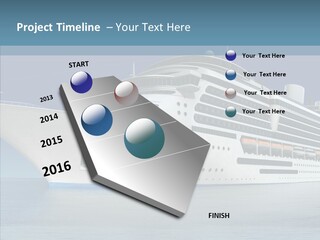 Ocean Cruise Sky PowerPoint Template