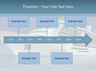 Ocean Cruise Sky PowerPoint Template