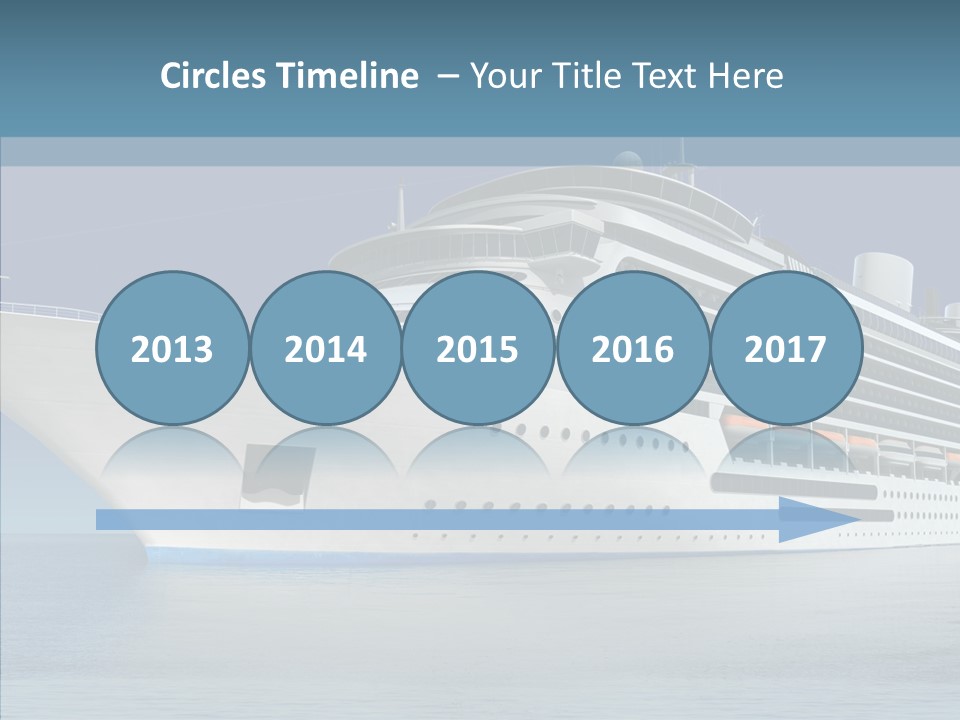 Ocean Cruise Sky PowerPoint Template
