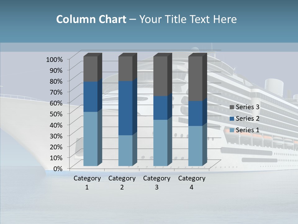 Ocean Cruise Sky PowerPoint Template