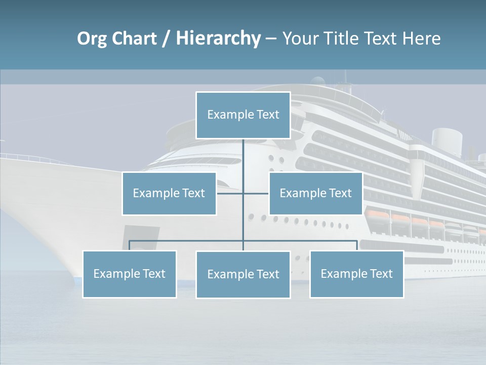 Ocean Cruise Sky PowerPoint Template