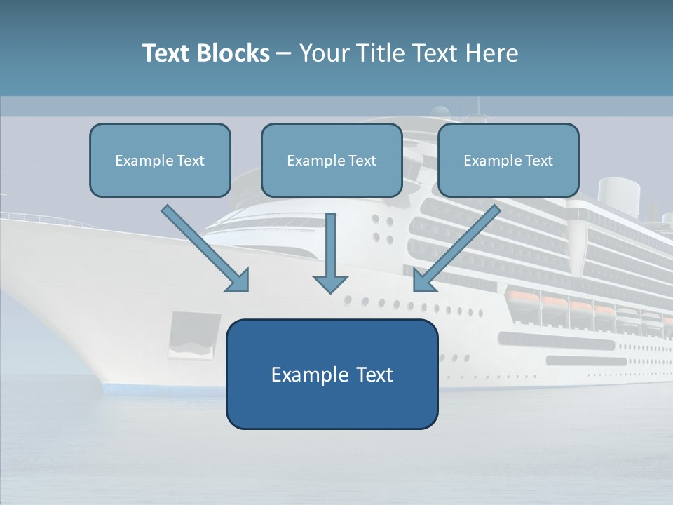 Ocean Cruise Sky PowerPoint Template