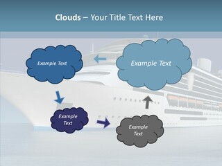 Ocean Cruise Sky PowerPoint Template