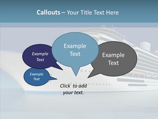 Ocean Cruise Sky PowerPoint Template