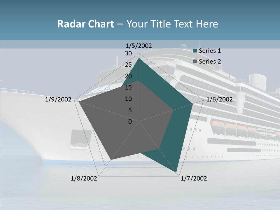 Ocean Cruise Sky PowerPoint Template