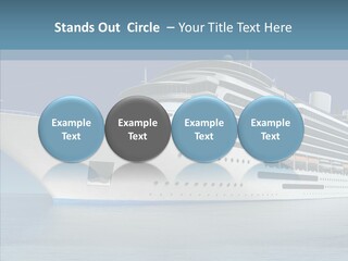 Ocean Cruise Sky PowerPoint Template