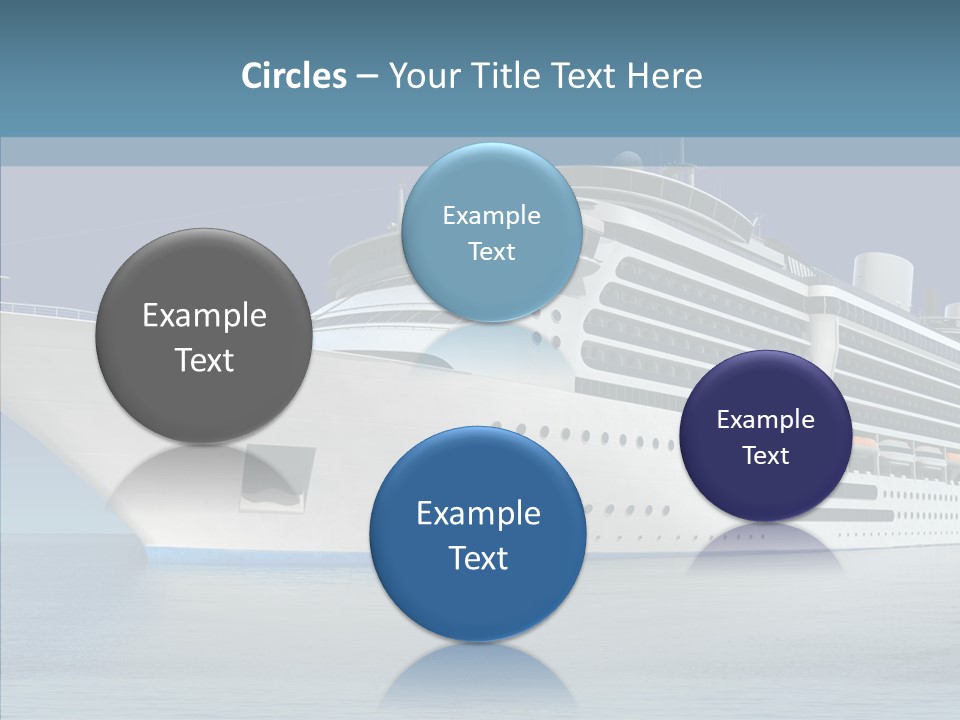 Ocean Cruise Sky PowerPoint Template