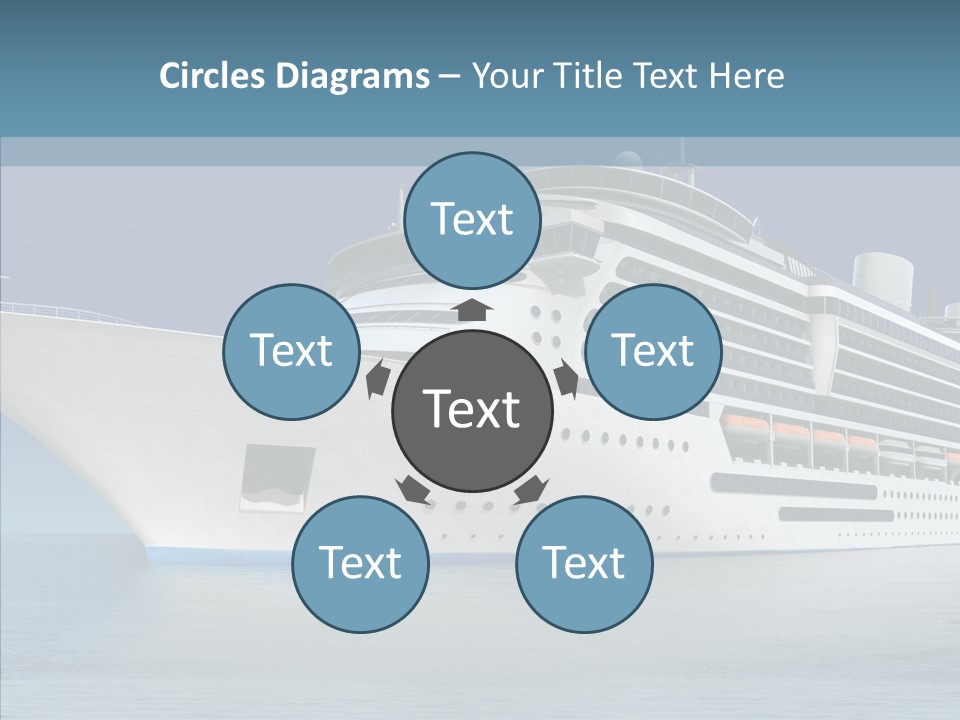 Ocean Cruise Sky PowerPoint Template