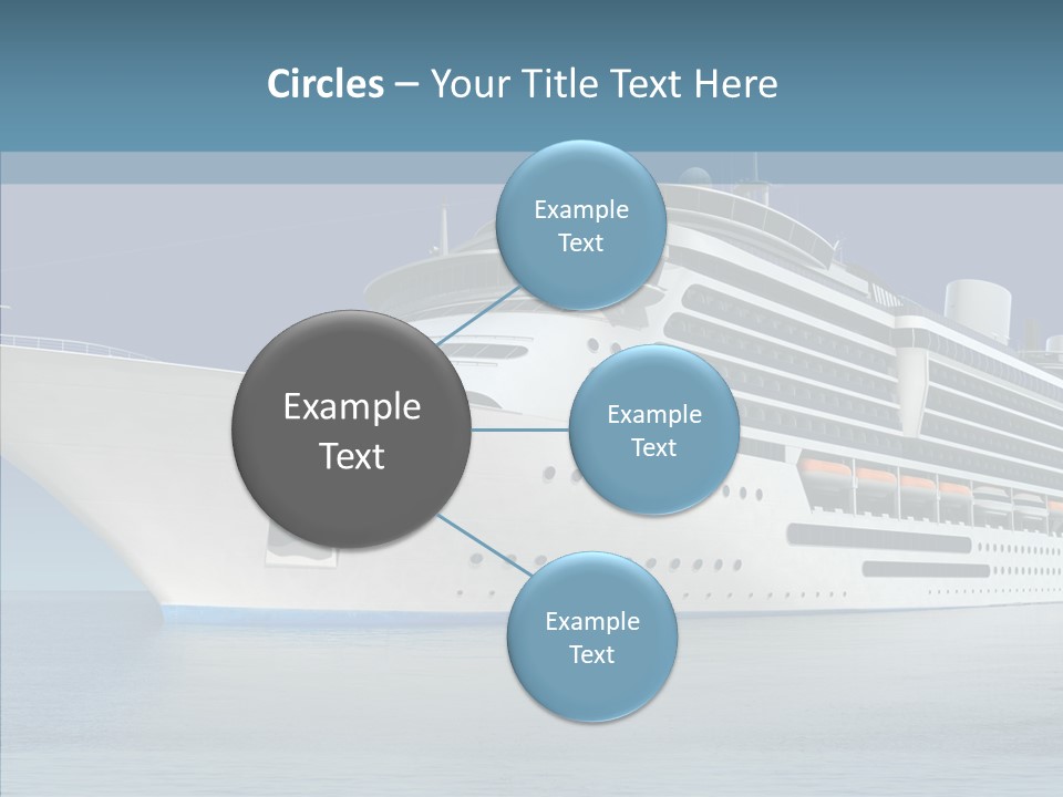 Ocean Cruise Sky PowerPoint Template