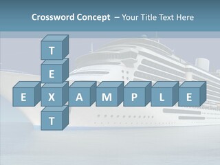 Ocean Cruise Sky PowerPoint Template