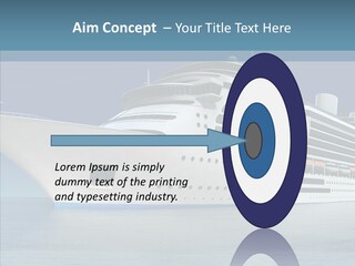 Ocean Cruise Sky PowerPoint Template