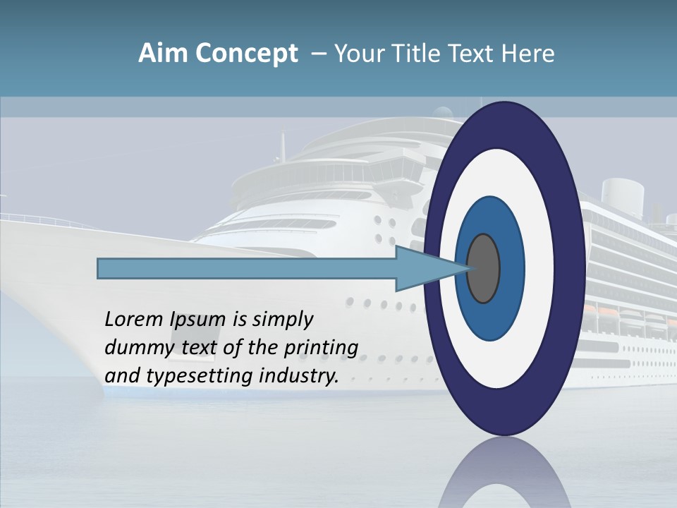 Ocean Cruise Sky PowerPoint Template