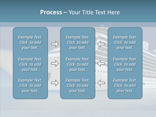 Ocean Cruise Sky PowerPoint Template