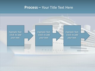 Ocean Cruise Sky PowerPoint Template