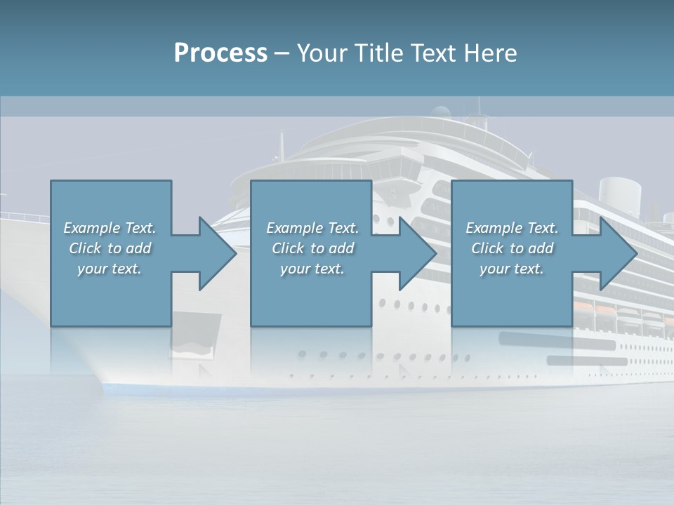 Ocean Cruise Sky PowerPoint Template