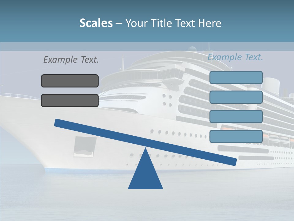 Ocean Cruise Sky PowerPoint Template