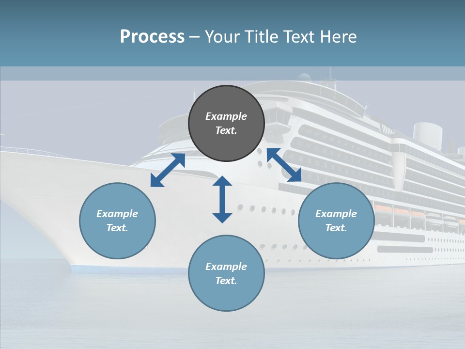 Ocean Cruise Sky PowerPoint Template