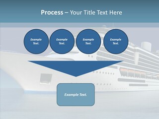 Ocean Cruise Sky PowerPoint Template