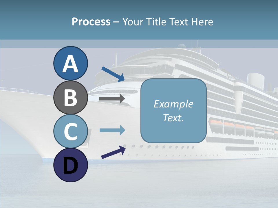 Ocean Cruise Sky PowerPoint Template