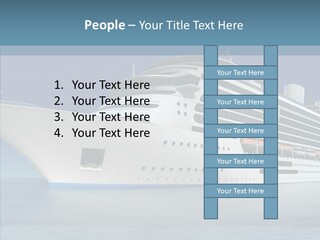 Ocean Cruise Sky PowerPoint Template