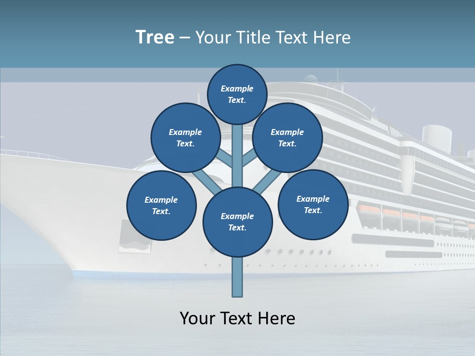 Ocean Cruise Sky PowerPoint Template
