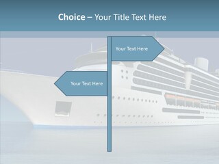 Ocean Cruise Sky PowerPoint Template