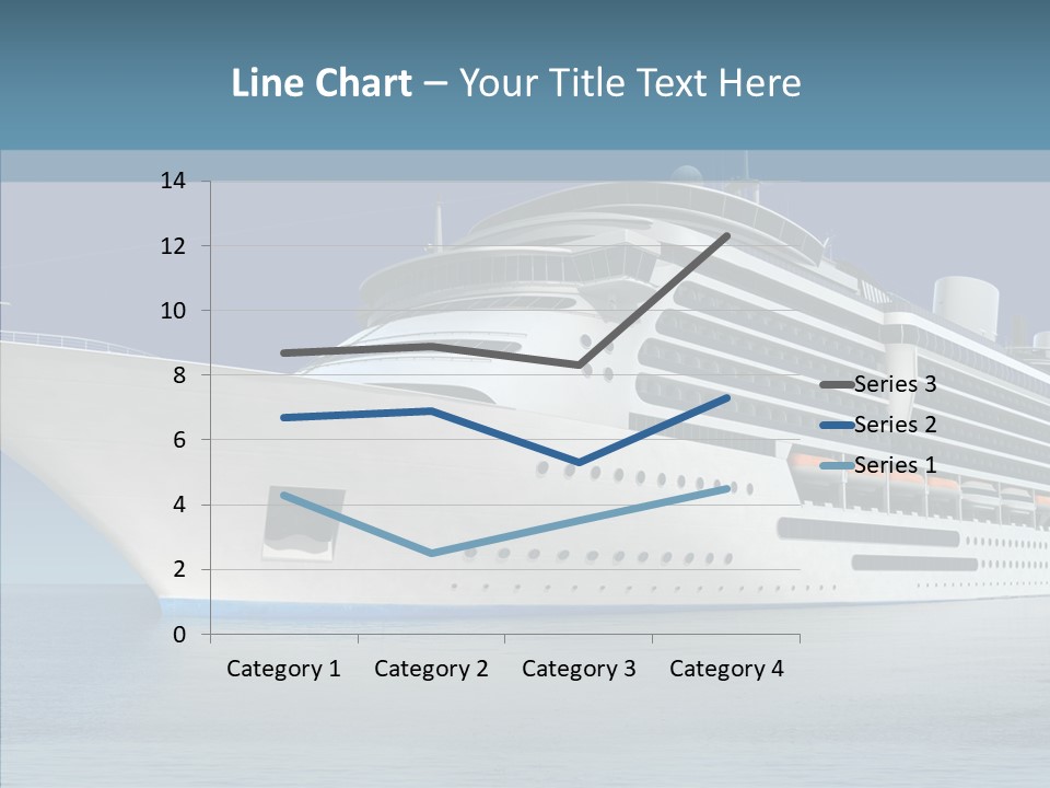 Ocean Cruise Sky PowerPoint Template
