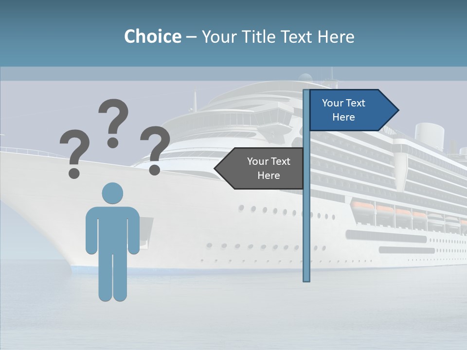 Ocean Cruise Sky PowerPoint Template