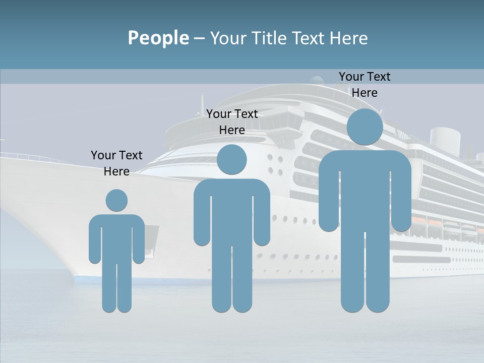 Ocean Cruise Sky PowerPoint Template
