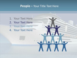 Ocean Cruise Sky PowerPoint Template