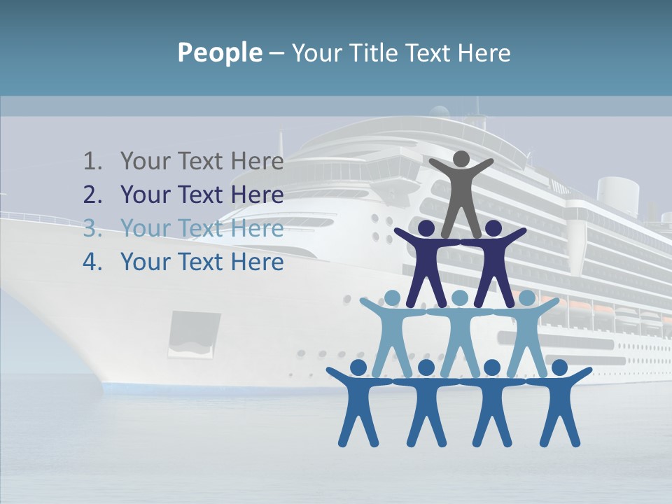 Ocean Cruise Sky PowerPoint Template